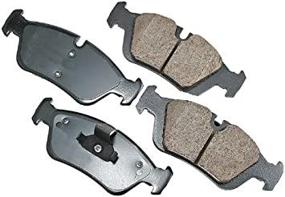 img 2 attached to Akebono EUR781 Euro Premium Grey Ceramic Disc Brake Pad Kit, 8.9