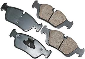 img 4 attached to Akebono EUR781 Euro Premium Grey Ceramic Disc Brake Pad Kit, 8.9