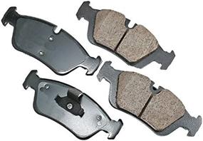 img 3 attached to Akebono EUR781 Euro Premium Grey Ceramic Disc Brake Pad Kit, 8.9