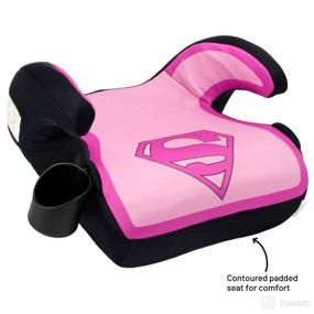 img 2 attached to 🦸 KidsEmbrace Backless Booster Car Seat: DC Comics Pink Supergirl - Safely Empower Your Little Hero