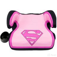 🦸 kidsembrace backless booster car seat: dc comics pink supergirl - safely empower your little hero logo