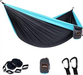 img 4 attached to AnorTrek Camping Hammock: Lightweight, Portable & Durable For Hiking, Backpacking Or Relaxation!