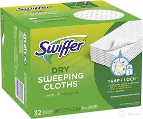 img 3 attached to Swiffer Sweeper Dry Mop Refills, 32 Count, Unscented, Multi Surface Duster Pads