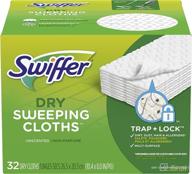 swiffer sweeper dry mop refills, 32 count, unscented, multi surface duster pads logo