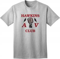 tooloud hawkins av club adult unisex t-shirt logo