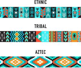 img 3 attached to 🐾 CollarDirect Tribal Aztec Pattern Dog Collar for Small Medium Large Dogs or Puppies, Quick Release Buckle, Adjustable Soft Nylon, Cute Unique Design