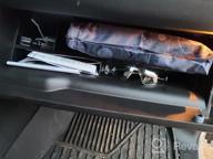 img 1 attached to 🧤 Ultimate Glove Box Organizer for Dodge RAM 1500 - Motrobe ABS Divider, Black - 2019-2023 Accessories review by Jason Ampongan