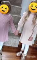 img 1 attached to Sweater Dresses with Lantern Sleeves | Apricot Girls' Clothing for Stylish Dresses review by Jose Hughes