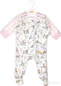 img 1 attached to 👶 Hudson Baby Organic Cotton Sleep and Play for Babies