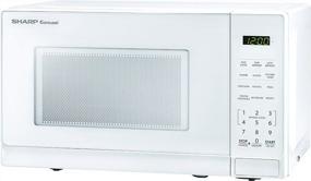 img 3 attached to Sharp Microwaves ZSMC0710BW Sharp 700W Countertop Microwave Oven, 0.7 Cubic Foot, White