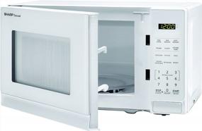 img 1 attached to Sharp Microwaves ZSMC0710BW Sharp 700W Countertop Microwave Oven, 0.7 Cubic Foot, White