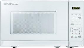 img 4 attached to Sharp Microwaves ZSMC0710BW Sharp 700W Countertop Microwave Oven, 0.7 Cubic Foot, White
