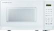 sharp microwaves zsmc0710bw sharp 700w countertop microwave oven, 0.7 cubic foot, white logo