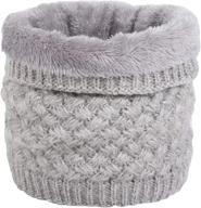 🧣 infinity winter warmer fleece scarf & wrap for women - windproof accessories logo