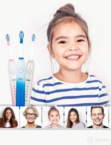 img 3 attached to Premium Rechargeable Toothbrush with Replacement Heads - Waterproof & Effective