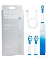 premium rechargeable toothbrush with replacement heads - waterproof & effective logo