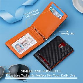 img 3 attached to Minimalist Bifold Pocket Wallet Blocking Men's Accessories best in Wallets, Card Cases & Money Organizers