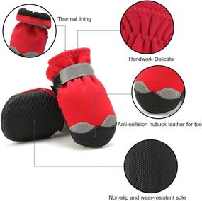 img 2 attached to URBEST Waterproof Reflective Breathable Protectors Dogs best: Apparel & Accessories