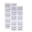 20 pairs lankiz practice lashes for eyelash extension training - self-adhesive lash strips supplies logo