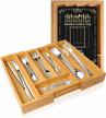 bigtree bamboo cutlery drawer organizer - the ultimate solution for organizing kitchen utensils logo