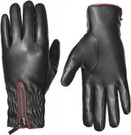 lethmik black magic вязаные перчатки унисекс зимние шерстяные на подкладке с 2 сенсорными пальцами логотип