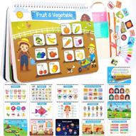 📚 montessori busy book toddler toys: autism sensory learning activities book - early educational binder for girls and boys logo