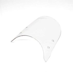 img 2 attached to Triumph Bonneville Motorcycle Windshield Windscreen (Clear) - Compatible 2001-2017, T100 2003-2017