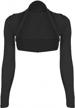stylish long sleeve shrug: wearall women's bolero cardigan logo