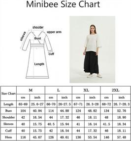 img 1 attached to Women'S Loose Cotton Linen Blouse Round Neck Chinese Frog Button Tops