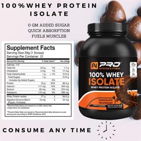 img 4 attached to 🏋️ Optimal 100% Whey Protein Isolate - Zero Added Sugar - Keto-Friendly Formula for Efficient Muscle Growth & Repair with Fast Absorption