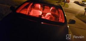img 5 attached to Набор светодиодных фестонных ламп Botepon для салона автомобиля: 211-2 212-2 578 ламп, 42 мм 5050 3SMD, без ошибок Canbus, синий свет