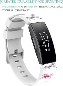 img 1 attached to Silicone Gel Bands Replacement Inspire Wellness & Relaxation ~ App-Enabled Activity Trackers