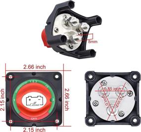 img 2 attached to Cllena Dual Battery Selector Switch: Essential Tool For Marine, RV And Other Vehicles