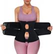 👗 traininggirl women's waist trainer corset sauna workout trimmer belt for tummy control, sweat & belly band slimming body shaper logo