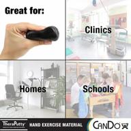improve motor skills & hand strength with cando theraputty standard exercise putty for rehabilitation, therapy & stress relief logo