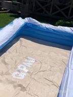 img 1 attached to Full-Sized Inflatable Swimming Pool For Family Fun - Heavy Duty Above Ground Pool For Kids, Adults, And Outdoor Backyard Pool Parties - 118” X 72” X 22” By QPAU review by Adam Price