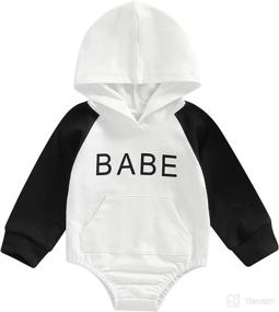 img 4 attached to Clothes Oversized Sweatshirt Pullover Patchwork Apparel & Accessories Baby Boys good in Clothing