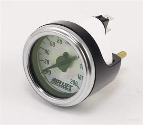 img 1 attached to 📈 Optimize Performance with AIR LIFT 26227 Single Needle Air Gauge - Accurate 200-psi Pressure Measurement