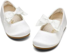 img 1 attached to 👯 DREAM PAIRS Sophia 22 Adorables: Stylish Flats for Girls' Ballerina Shoes