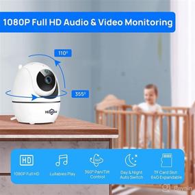 img 3 attached to 📷 Hiseeu 1080P Baby Video Camera - Add-on/Replacement for Hiseeu Baby Monitor: B092ZLY8PG - Only Compatible with Hiseeu System, Not a Stand-Alone Camera