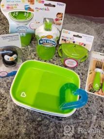 img 6 attached to Munchkin 1St Birthday Gift Basket, Includes Sippy Cups, Plates, Feeding Utensils, Snack Catcher, Bath Toy And Teether, Neutral