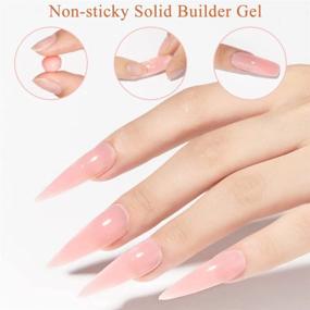 img 3 attached to 15G Nude Mizhse Solid Builder Gel For Nail Sculpture Extension And Non-Sticky Hand Carving Modeling For Professional Nail Art