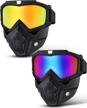 pieces motorcycle goggles glasses colourful motorcycle & powersports logo