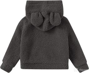 img 3 attached to 🧥 Karlywindow Toddler Fleece Jacket: Cozy Winter Warmth for Boys and Girls