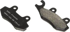 img 1 attached to EBC Brakes FA228 Disc Brake Pad Set in Sleek Black - Enhanced Performance at Your Fingertips