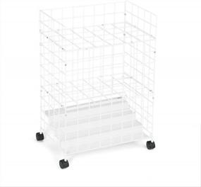 img 3 attached to 📁 Safco Products 3088 Wire Roll File: Efficient 24-Compartment White Organizer