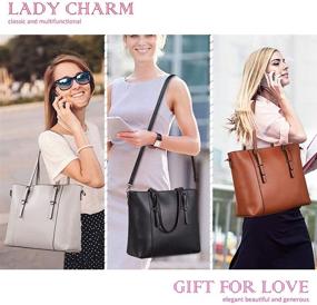 img 3 attached to Purses Handbags Shoulder Handle Satchel Women's Handbags & Wallets ~ Totes