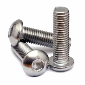 img 3 attached to M5 X 8Mm Button Head Socket Cap Screws, 10 Pack - ISO 7380 Stainless Steel MonsterBolts
