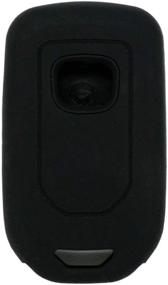 img 2 attached to 🔑 SEGADEN Silicone Cover Protector Case for HONDA 3+1 Hold Button 4 Buttons Smart Remote Key Fob CV4210 - Black