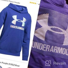 img 2 attached to 👚 Girls' Clothing and Active: Under Armour Threadborne Fleece Hoodie
